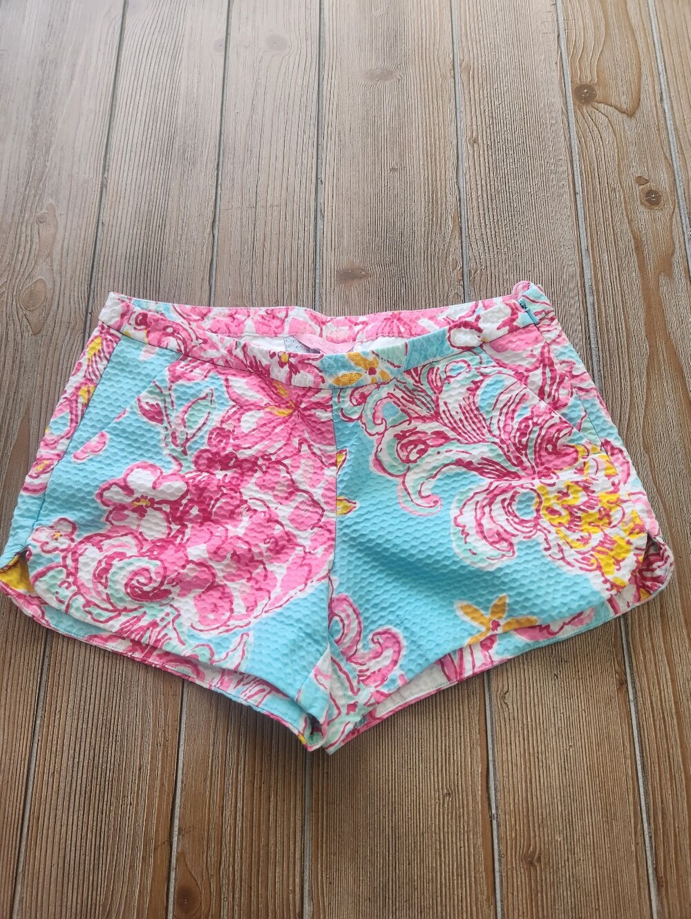 Pink & Aqua Floral Women’s Shorts by Lilly Pultitzer